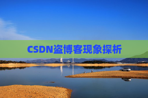 CSDN盗博客现象探析